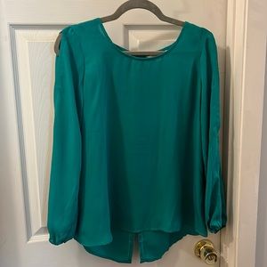Green blouse